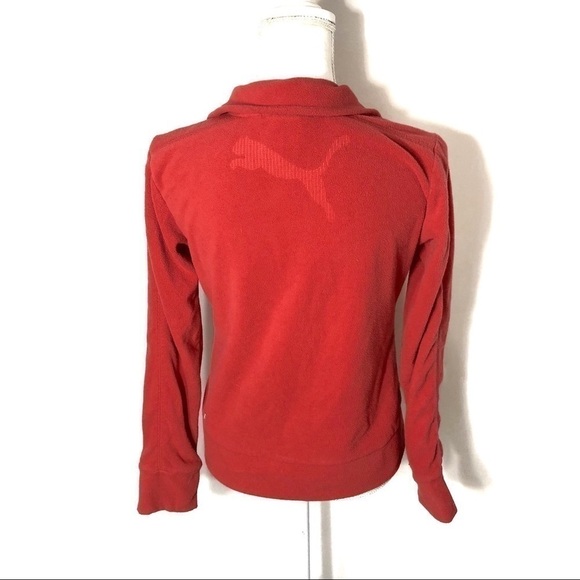 Puma Fleece Zip Up Jacket Small Women’s Sweatshirt - Picture 3 of 6
